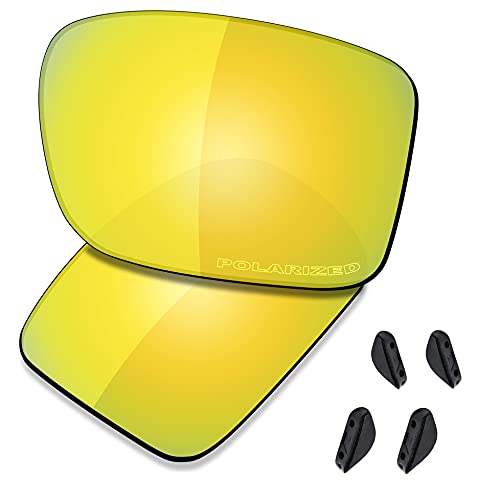 Image of SAUCER Premium Replacement Lenses & Nosepads for Oakley Double Edge OO9380-66mm Sunglasses