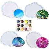 molduras de resina para paredes 🌸 【Diviértete haciéndolo tú mismo】 - Los moldes de resina de silicona son compatibles con la mayoría de las resinas (resina epoxi, resina de poliéster), hormigón, cemento y otros materiales de moldeo. Simplemente vierta el material en el molde, agregue pintura, lentejuelas, pétalos y otros elementos favoritos, y luego déjelos reposar pacientemente durante 20 a 24 horas para crear una artesanía única.