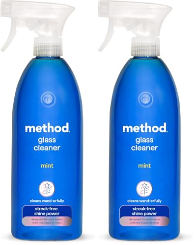 Image of Method Glass Cleaner Spray, Mint, 828 ml (Pack of 2)
