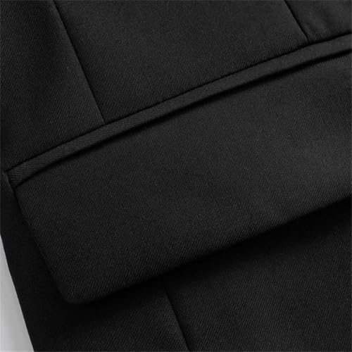 Men’S Blazer Single Breasted Long Sleeve Regular Length Casual Wedding Business Suit Coat4