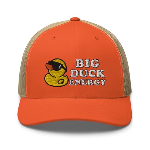 Retro Cool Rubber Ducky, Funny Meme, Big Duck Energy Trucker Cap