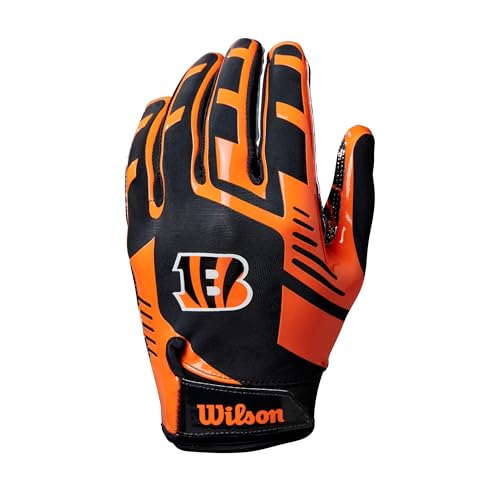 Image of Wilson NFL Stretch Fit Football Gloves - Youth and Adult Sizes