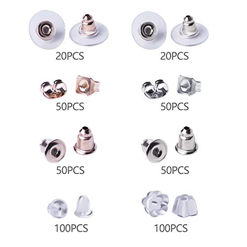 Tina - Set di chiusure per orecchini, 440 pezzi