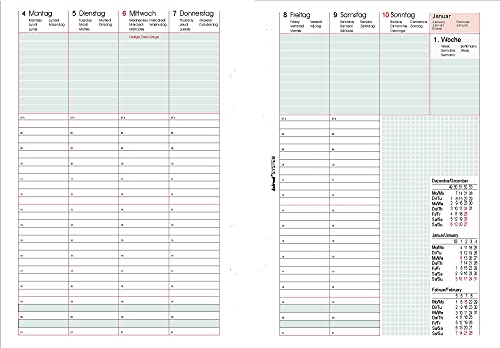 bind Kalender inleg 2022 - 1 week / 2 pagina's - DIN A5 - Image 3