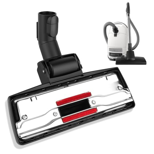 Boquilla de aspiradora para Tubos de 35 mm para Miele Complete, Compact, Classic, Swing, Boquilla de suelo para Miele Serie C1 C2 C3, S1 S2 S4 S5 S6 S8 con dispositivo de bloqueo y aparcamiento