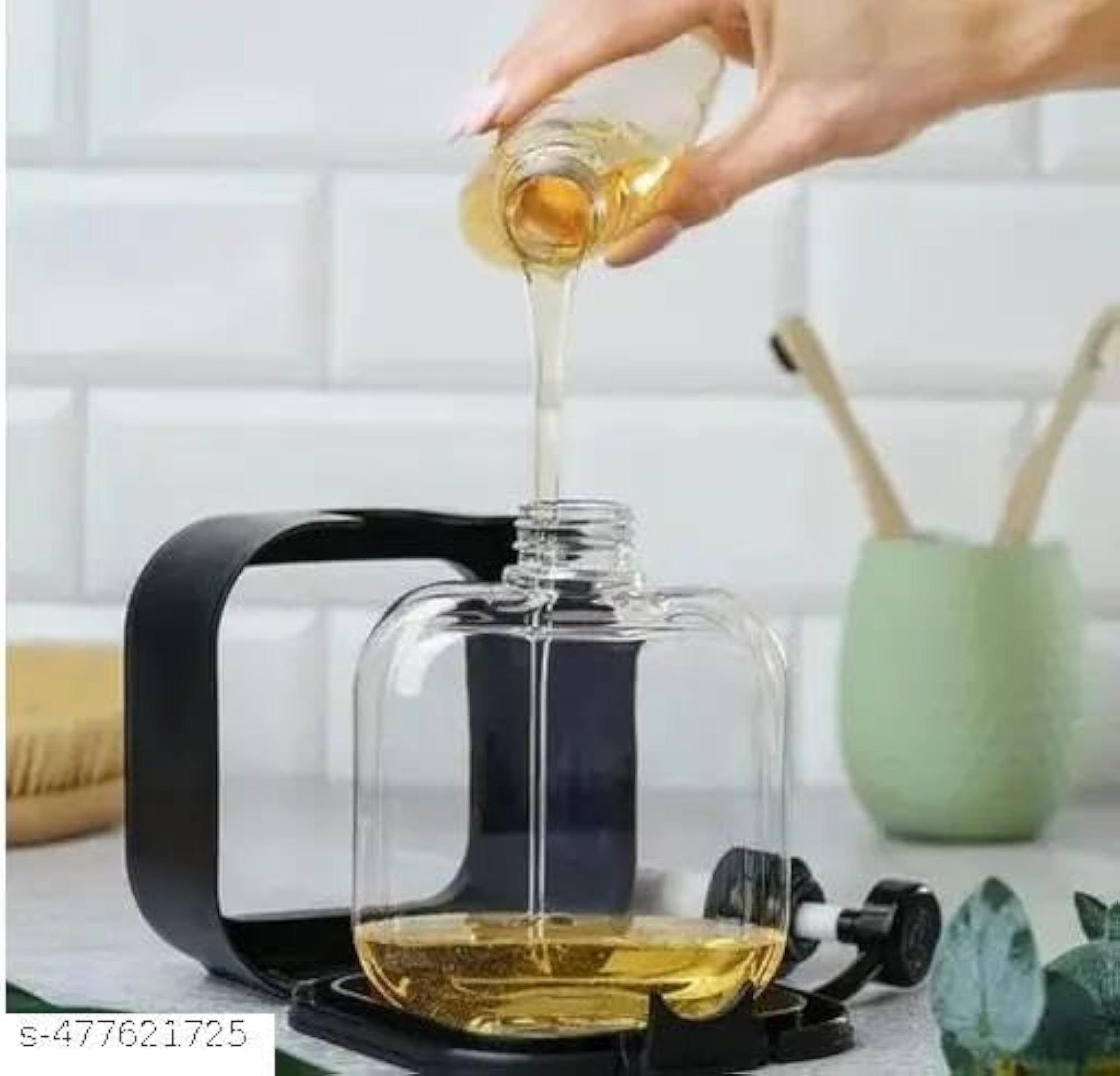 Stylish Liquid Soap Dispenser for Kitchen & Bathroom