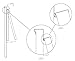 Modtek High Strength Office Cubicle Whiteboard Hanger-New & Improved! (1 Set)