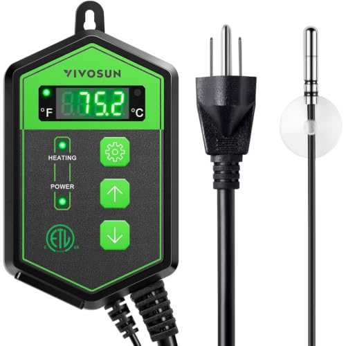 VIVOSUN Digital Heat Mat Thermostat Controller