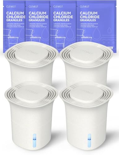 Refillable-Moisture-Absorber-350g-4-Pack-Reusable-Dehumidifier-Buckets Refillable Moisture Absorber, 350g, 4 Pack, Reusable Dehumidifier Buckets - Image 1