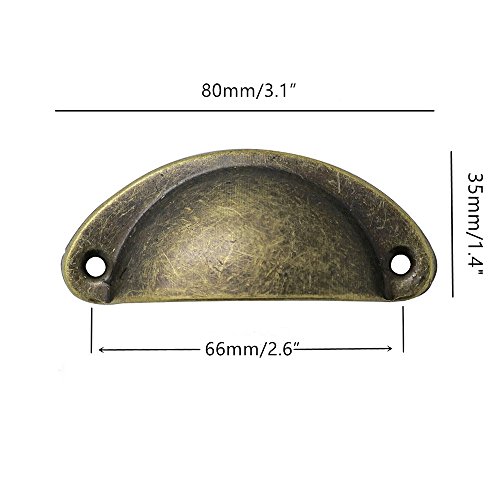 Poignées coquillage bronze antique pour relooker une commode