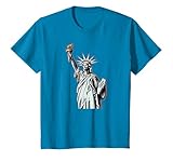 Partagez votre amour de la liberté avec la Statue de la Liberté qui se tient à New York, indépendance américaine, Memorial Day, Veterans Day. Célébrez votre 4 juillet avec ce drapeau patriotique américain.