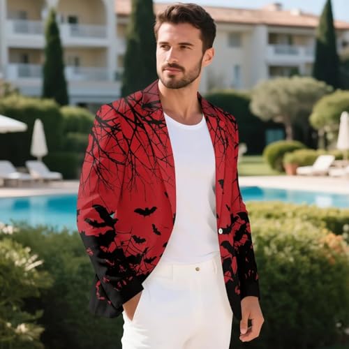 Yewattles Mens Blazers Slim Fit Business Casual Men Suit Sport Coat One Button Travel Blazer Lightweight Suit Jacket4