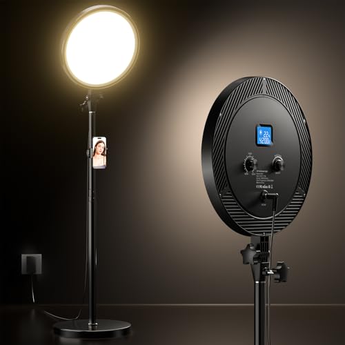 UBeesize Professional Ring Light with Stand & Phone Holder