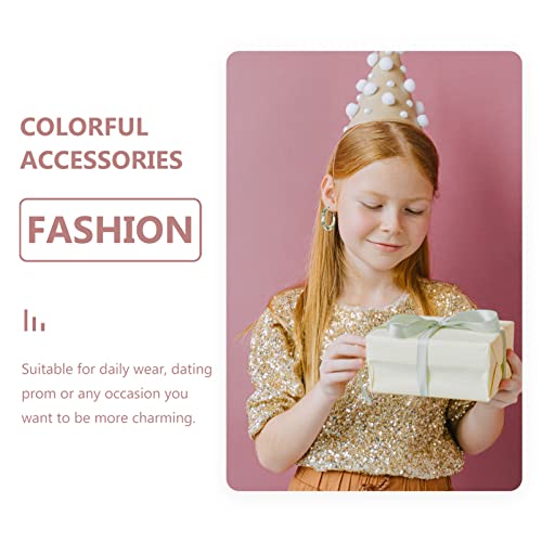 Generic 6 Pairs Acrylic Hoop Earrings For Women Tortoise Resin Earrings Acrylic Resin Hoop Earrings Acrylic Hoop Assorted Color 4.3X4.3Cm Xqghxr1545F35Syq 0 #TOP5