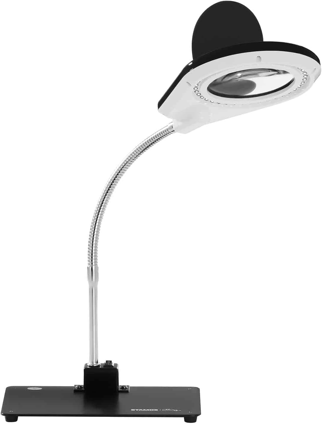 Stamos Soldering- S-LP-2B- Magnifying Glass Lamp - 5-10 time enlargement - Black