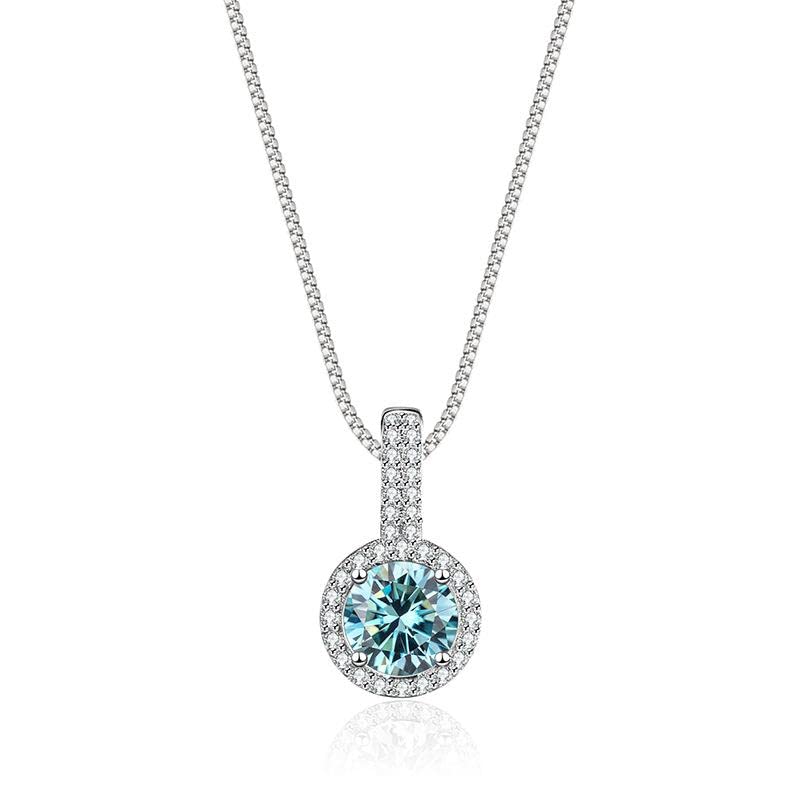 Collier moissanite pour femmes anti-ternissement pour briller sans fin