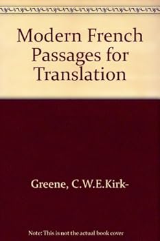 Paperback Modern French Passages for Translation Book