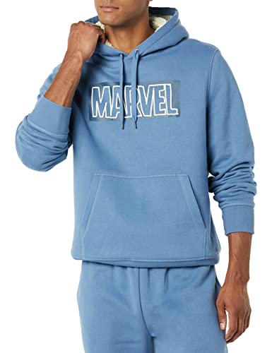 Amazon Essentials Disney | Marvel | Star Wars Men's Sherpa-Lined Pullover Hoodie Sweatshirt4