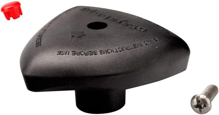 Pressure cooker replacement triangle knob set for MAGEFESA - STAR until 2012, Black, M