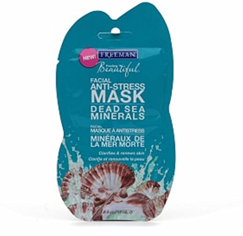 Freeman Feeling Beautiful Facial Anti-Stress Mask Dead Sea Minerals 0.50 oz (Pack of 2)