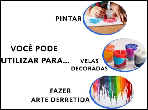 Big Giz De Cera 12 Cores, Acrilex, 091110000, Multicor