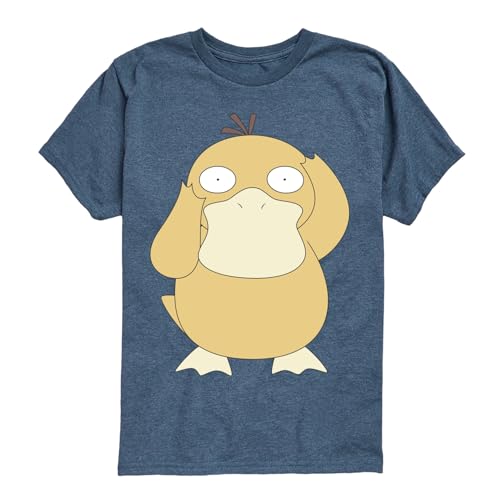 Pokmon - Pastel Psyduck - Youth Short Sleeve Graphic T-Shirt - Size Large