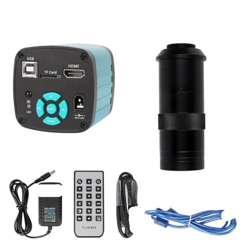 Microscope 13MP Monocular Microscope Digital Camera Set 130X Or 180X Adjustable Lens LED Light(48MP USB 130X)