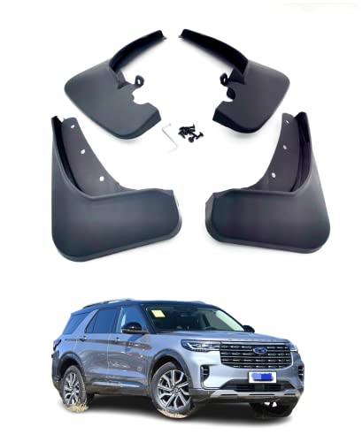 Image of 4pcs Mud Flaps Splash Guards Fits Ford Explorer 2020-2023 Front Rear Auto Car Accessories