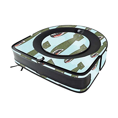 Image of MightySkins Glossy Glitter Skin Compatible with iRobot Roomba s9 Vacuum - Bombs Away | Protective High-Gloss Glitter Finish | Easy to Apply and Change Styles | Made in The USA