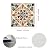Nuxovilar Peel and Stick Vinyl Floor Tiles, 12x12 Inch Retro Geometric Floral Pattern, Self-Adhesive Flooring (10 Pcs)
