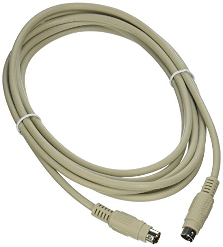C2G 09471 PS/2 M/M Keyboard/Mouse Cable, Beige (10 Feet, 3.04 Meters)