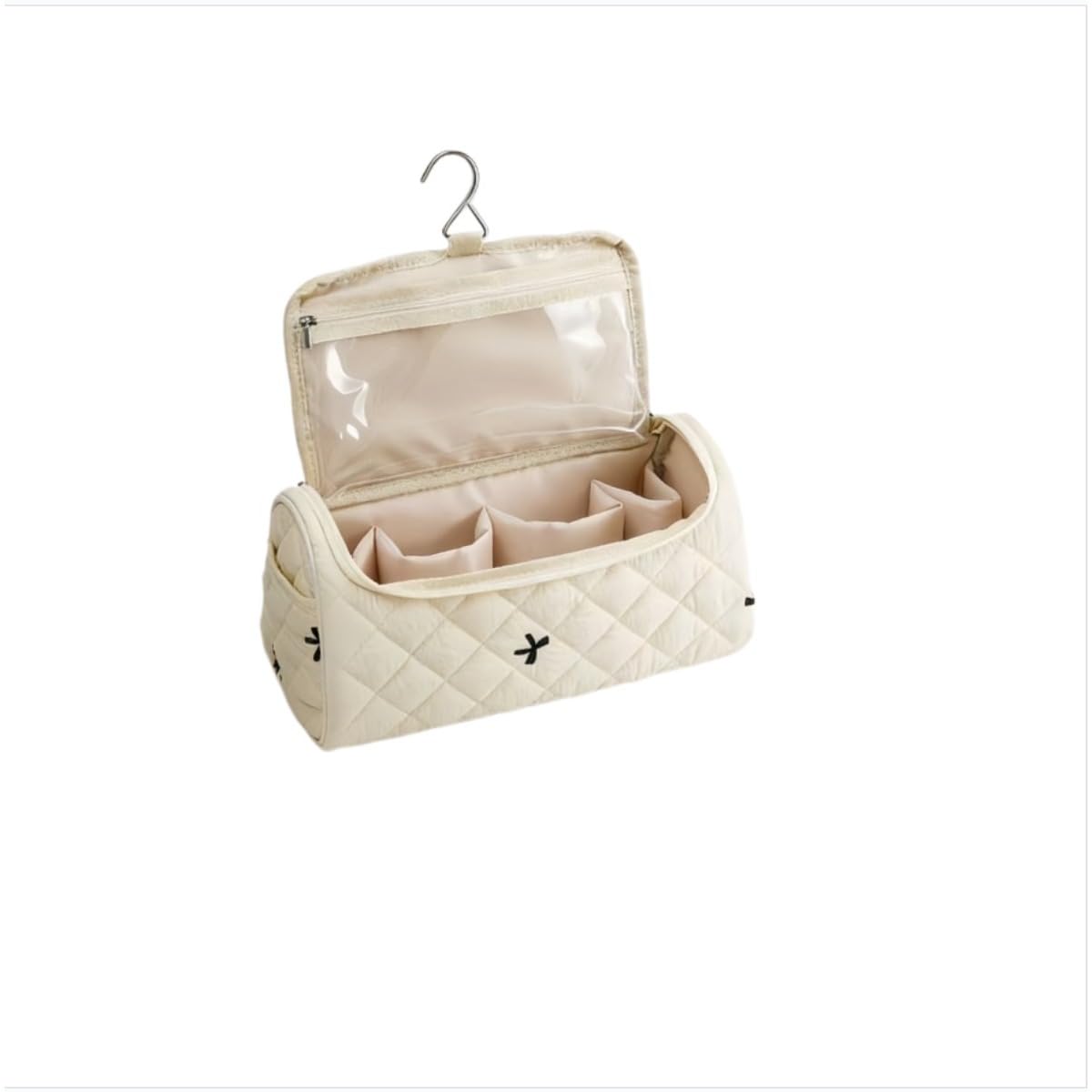 INF Hair Dryer Travel Bag - Embroidered Polyester Case with Large Capacity for Hair Dryer and Curling Iron, Multiple Compartments, Multiple Colours, Carry Handle