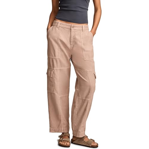 Lucky Brand Women's Straight Leg Slub Cargo Pant2