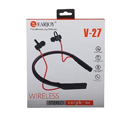 Wireless Neckband Leather Headset 