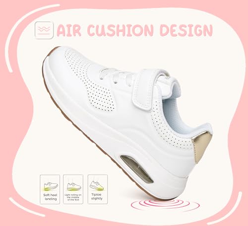 LUCKY STEP Boys Girls Athletic Running Shoes Air Lightweight Fashion Sneakers Casual Breathable Tennis Trainers for Little Kids4