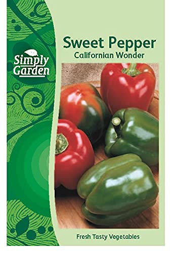 Simply Garden Sweet Pepper Californian Wonder Fresh Vegetable Fruit Seeds Grow Your Own Garden