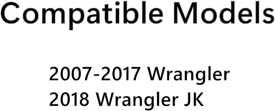 Passenger Right Side Front Door Window Door Glass Compatible with Jeep Wrangler 2007-2017 Models/ Wrangler JK 2018 Models