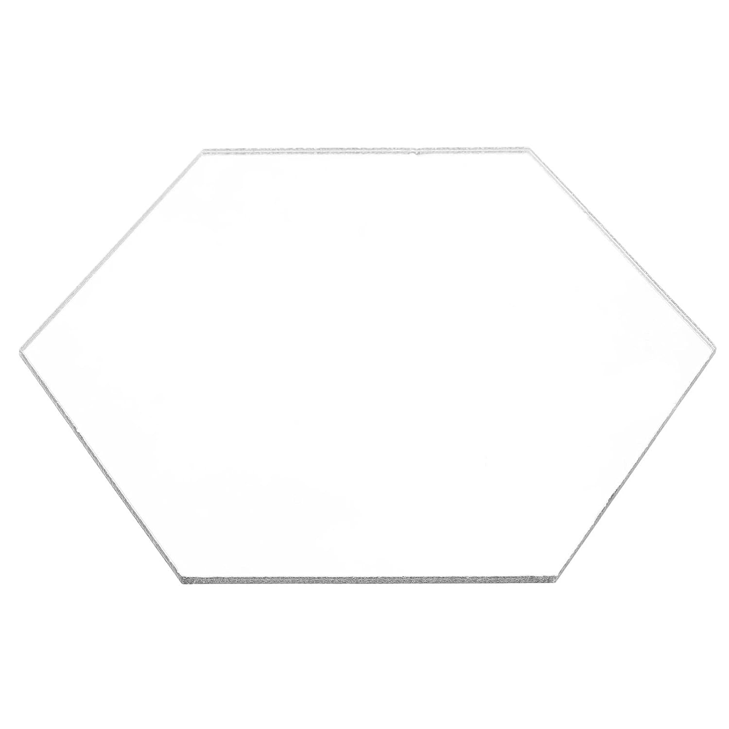 Cabilock Hexagon Acrylic Wall Mirror Small Decorative Adhesive Mirror for Bathroom Dorm Bedroom Home Cosmetic Use