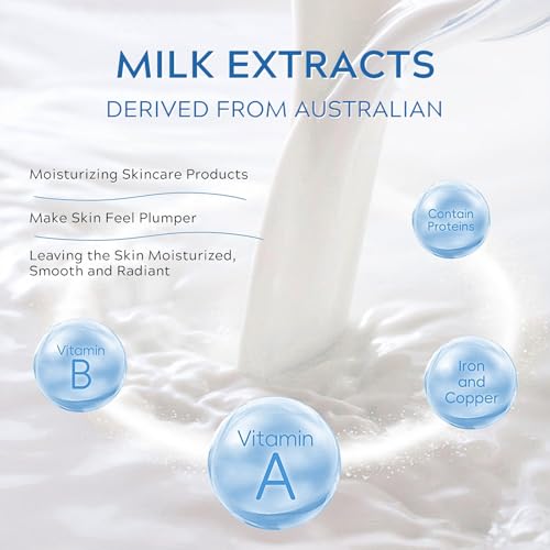 Milk Face Moisturiser, Milk Hydrating Balm Stick, Hydrating Face Cream for Dry & Sensitive Skin, Makeup Base, Face & Body Moisturizer with Hyaluronic Acid, Tender Skin, 40g - Image 5