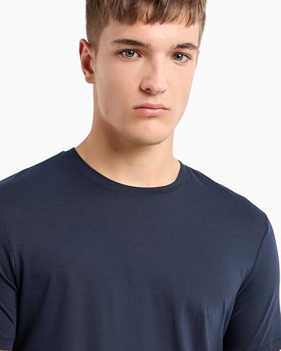 AX Armani Exchange Men's Solid Colored Basic Pima Crew Neck2