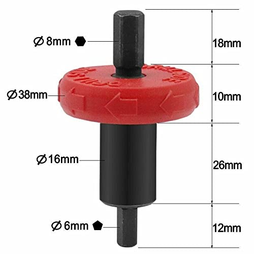 Adaptador universal de broca para taladro para arrancador eléctrico de motor miniatura 8