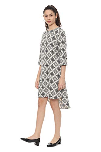 Image of Van Heusen Women's crepe A-Line Knee-Length Dress