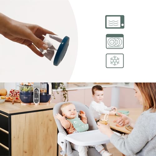 Image of Babymoov Air Tight Leak Proof Storage Food Containers Set (12 Pack), 12pcs + 3 Spoons
