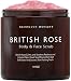 British Rose Body Scrub & Facial Sugar Scrub, Hand Scrub, Foot Scrub - Great for Sensitive Skin - Moisturize, Exfoliate, and Smell Great - 10 oz