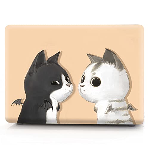 Funda MacBook Pro 16 A2991 A2485 carcasa rígida con protector teclado Winged Cat 3