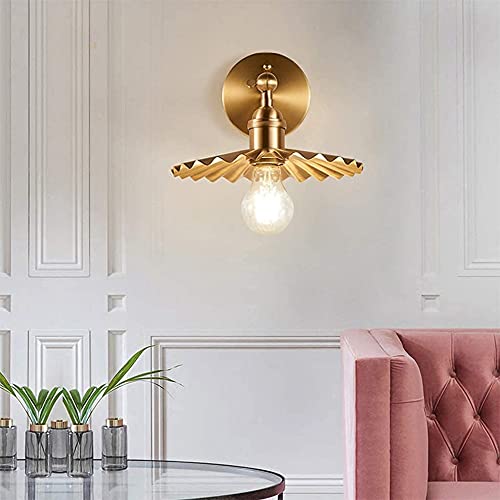 Lámpara de decoración de cabecera en cobre para evitar fatiga visual 4