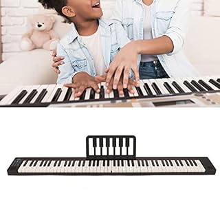 Bewinner Clavier de Piano Pliant 88 Touches, Piano Numérique à Clavier électrique avec Alimentation et étui de Transport… - Les Beatles, Paul McCartney, John Lennon, RIngo Starr, George Harrison Bewinner Clavier de Piano Pliant 88 Touches, Piano Numérique à Clavier électrique avec Alimentation et étui de Transport… – Image 3