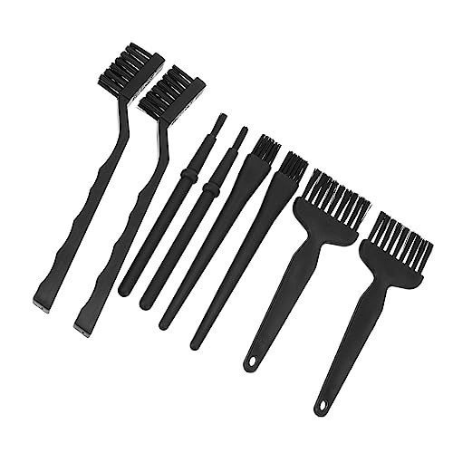 KONTONTY 8pcs Cleaning Brush Kit Electronics Brush Keypad for Laptop Digital Product Brush Keyboard Cleaning Kit Keyboard Brush Tablets Tool Notebooks Computer Laptop Brush Abs Black