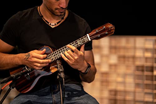 Ukulélé Concert électro-acoustique Ortega Guitars – Série Elite – housse incluse – Solid Ebony (RUET-EB) - Les Beatles, Paul McCartney, John Lennon, RIngo Starr, George Harrison Ukulélé Concert électro-acoustique Ortega Guitars - Série Elite - housse incluse - Solid Ebony (RUET-EB) – Image 6