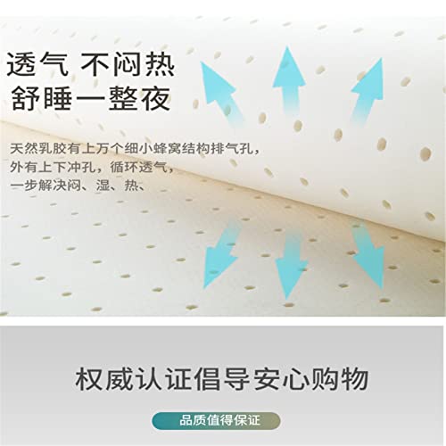Xqwz Pure Green Organic Latex Mattress Bedding Natural Latex Full Mattress Thicker Breathable Foam Reversible Tight Top Mattress 3.14In Thick #TOP2